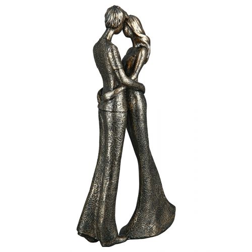 Romance – figure made of synthetic resin in bronze look