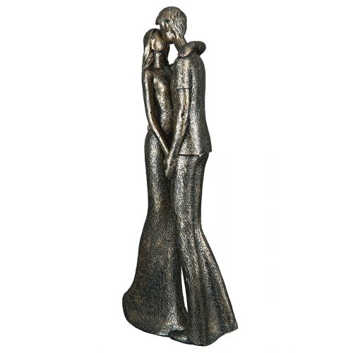 Romance – figure made of synthetic resin in bronze look