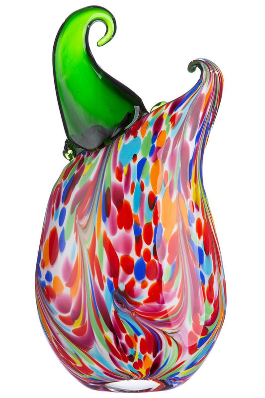 Venito – Face vase made of glass in bright colors
