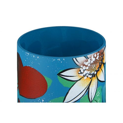 Street Art Vase – Glasvase mit Graffitimotiv und Herzdesign