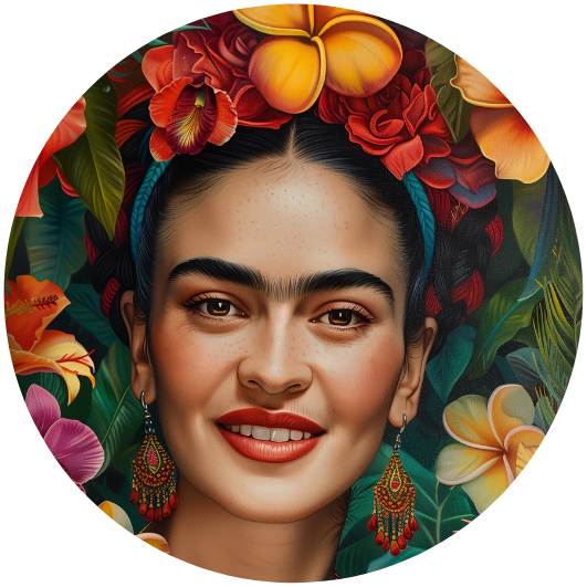 Frida Kahlo: Flowers | Graduation stickers 10 pcs. by Fripperies
