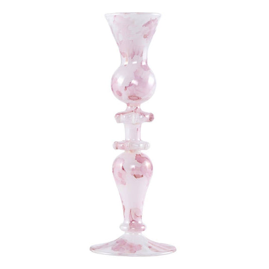 Mary Rose Marble Candlestick by Moonlight Copenhagen – Unique design in mouth-blown glass