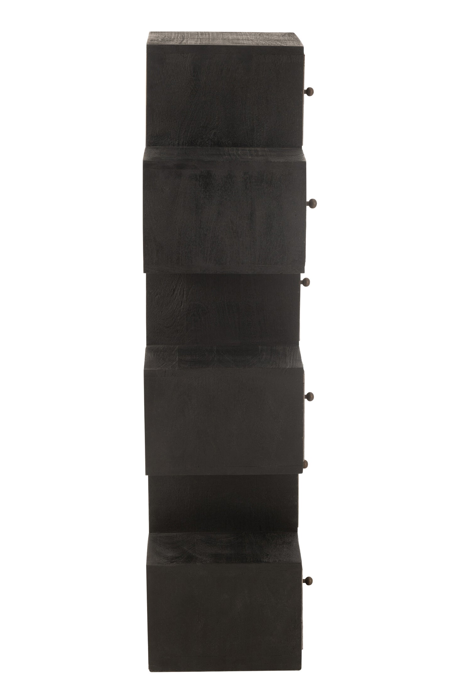 Drawer cabinet “Cow” – Unique design made of mango wood and fur