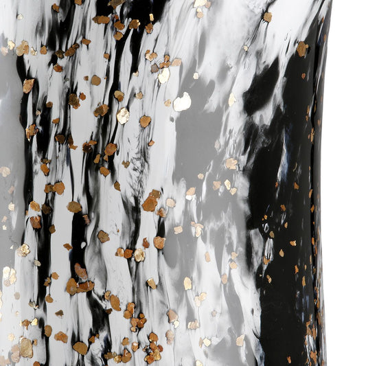 Vase "Petunia" – Zeitlose Eleganz in Schwarz und Weiß