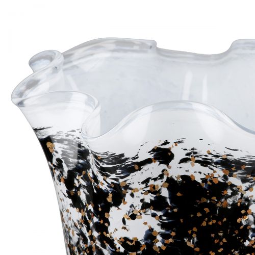 Vase "Petunia" - elegance and craftsmanship in black and white