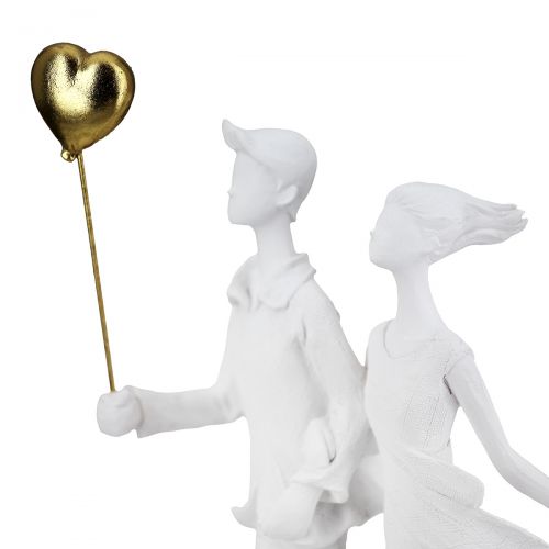 Skulptur "Paar" – Romantische Geste im Ballonmotiv