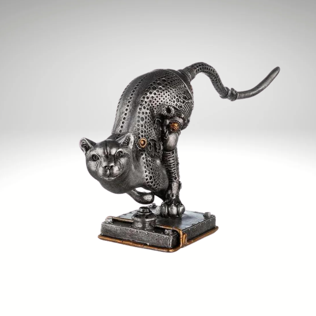 Steampunk Cheetah "Steampunk Pard" – Resin