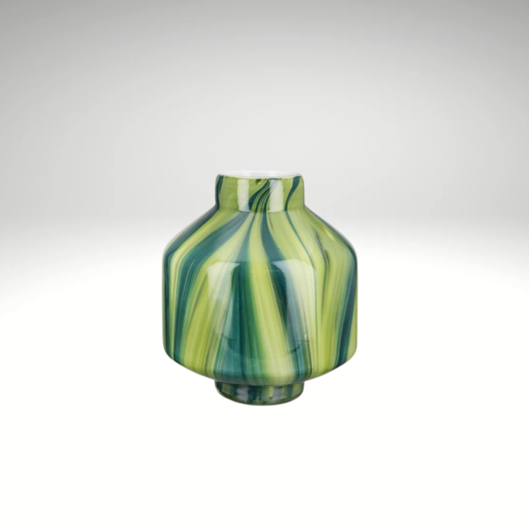 GILDE Vase "Verdo" – Artistic eye-catcher in green