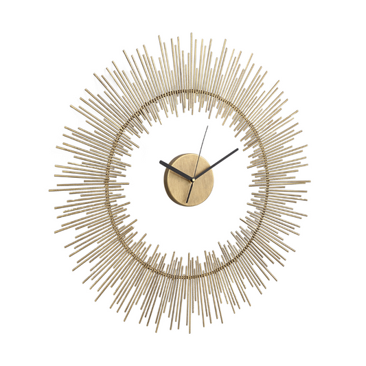 Anther Gold Wanduhr – Ein strahlender Blickfang