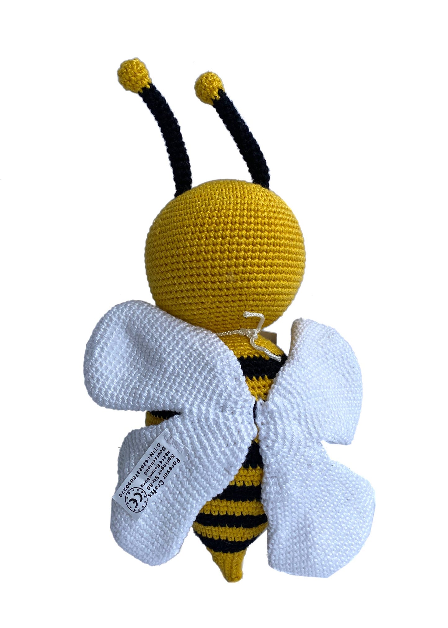 Mollige Biene - Handgefertigtes Amigurumi-Spielzeug