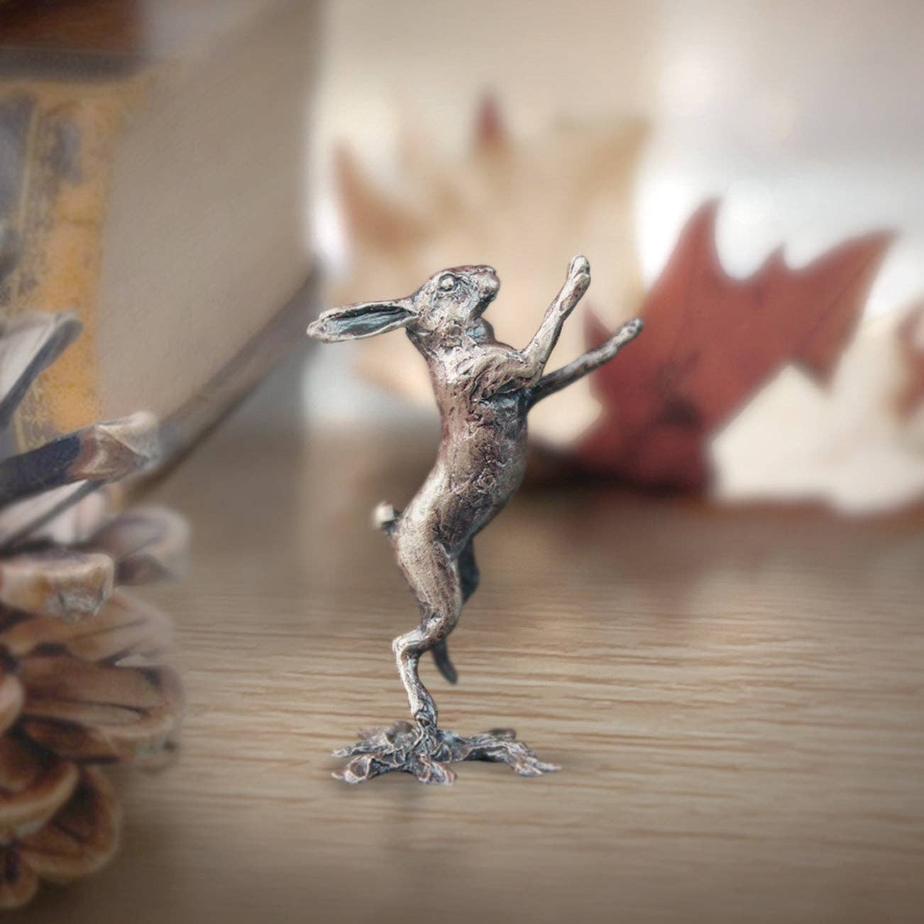 Butler & Peach mini bronze rabbit boxes