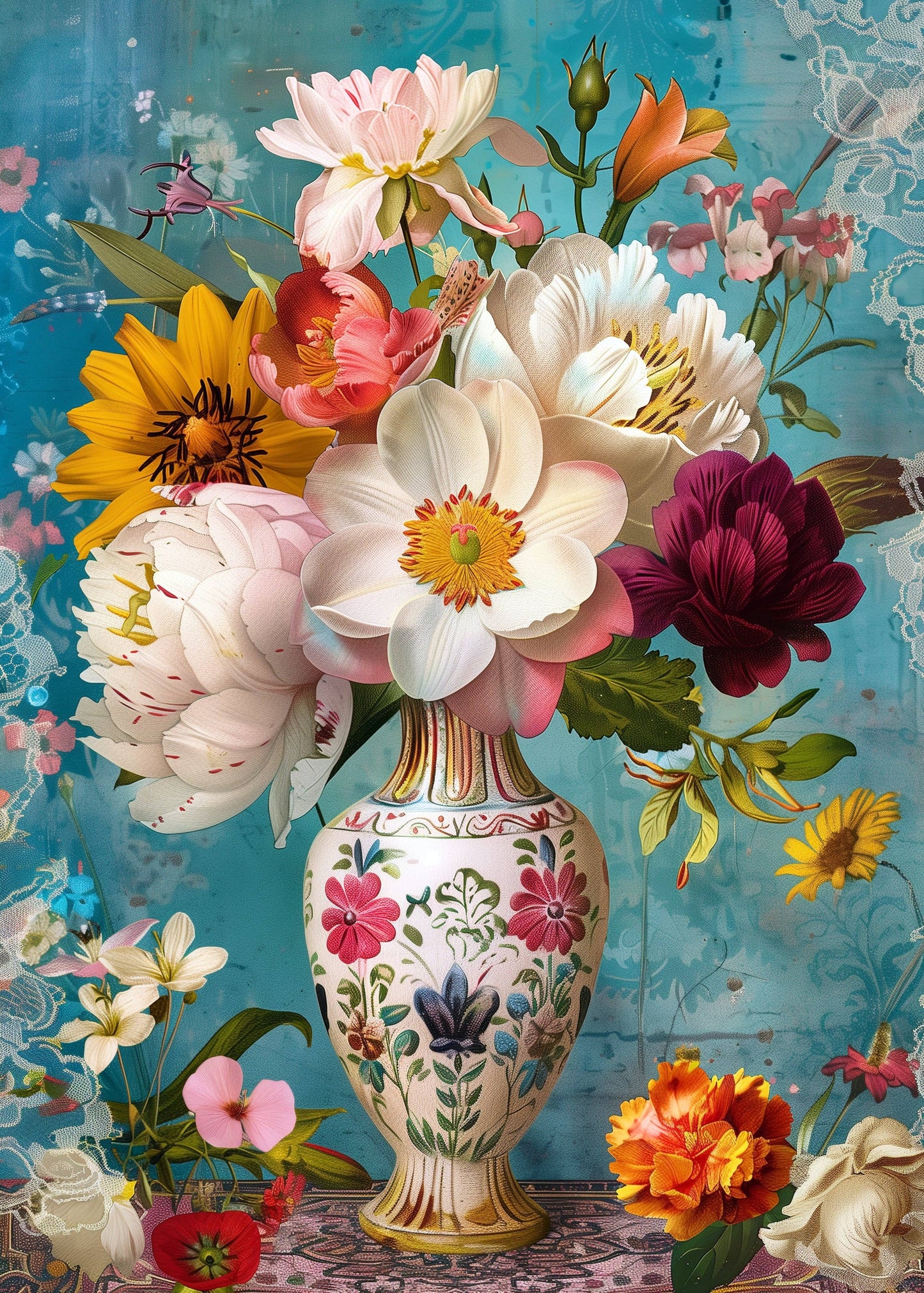 Flowers of the Dutch Masters: NR. 09 – Karte von Fripperies