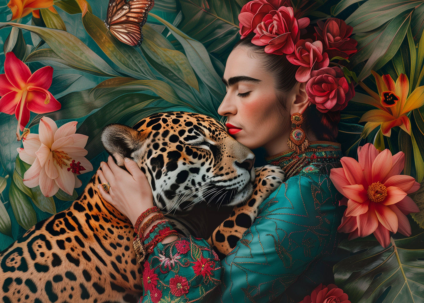 Frida Kahlo: Panther | Fripperies – Stilvolle Karte im A6-Format