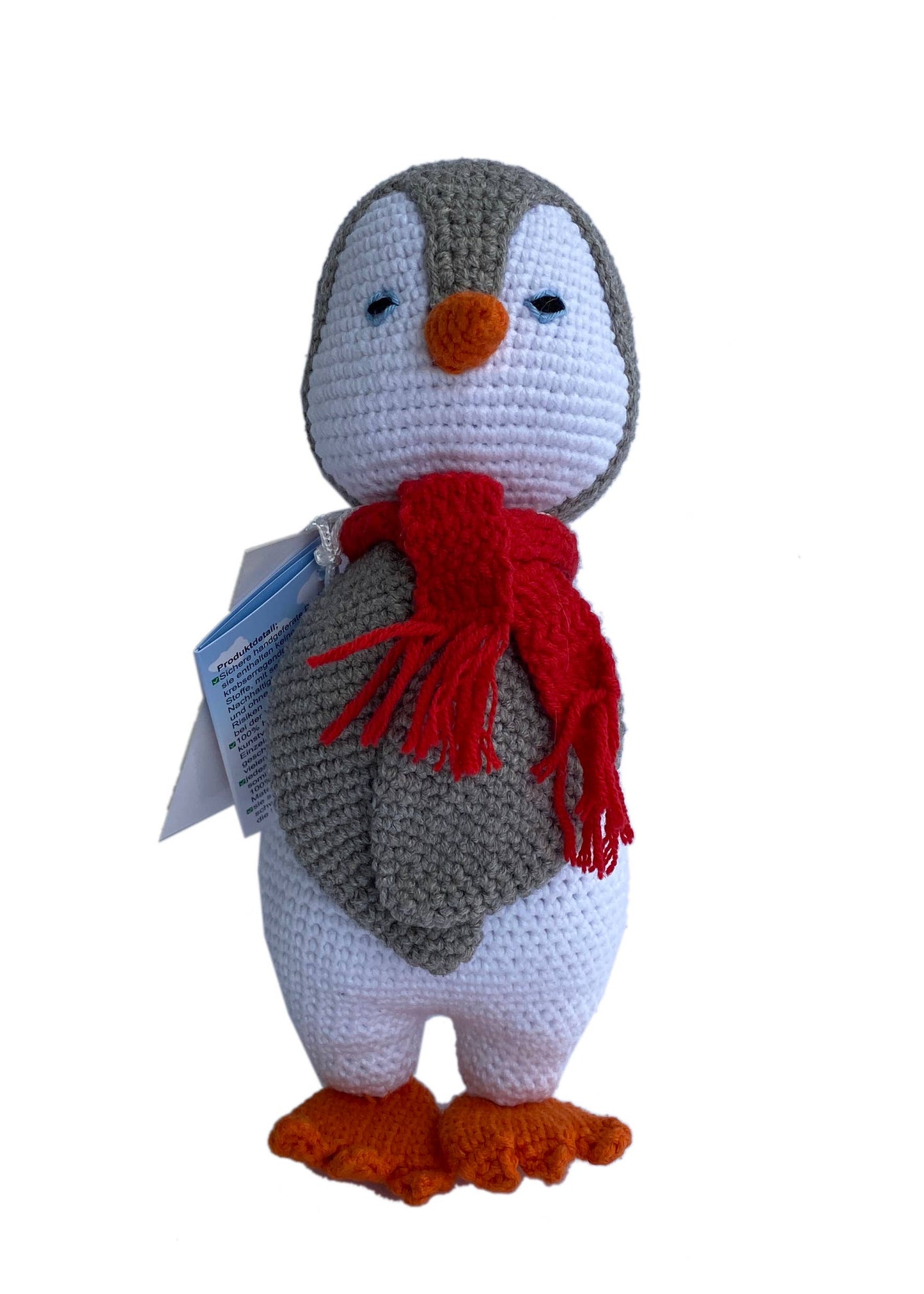 Little Penguin – Handmade unique piece made of natural cotton