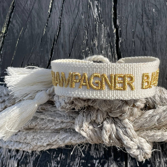 CHAMPAGNER BABY Statement Armband – Boho Style für dein Handgelenk