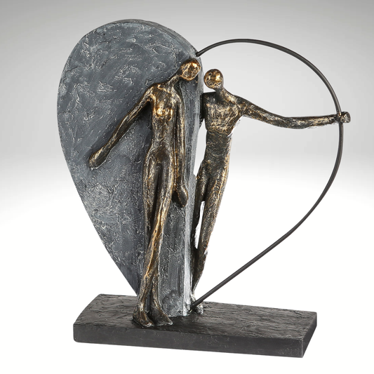 Sculpture "Heartbeat" - A symbol of love and togetherness