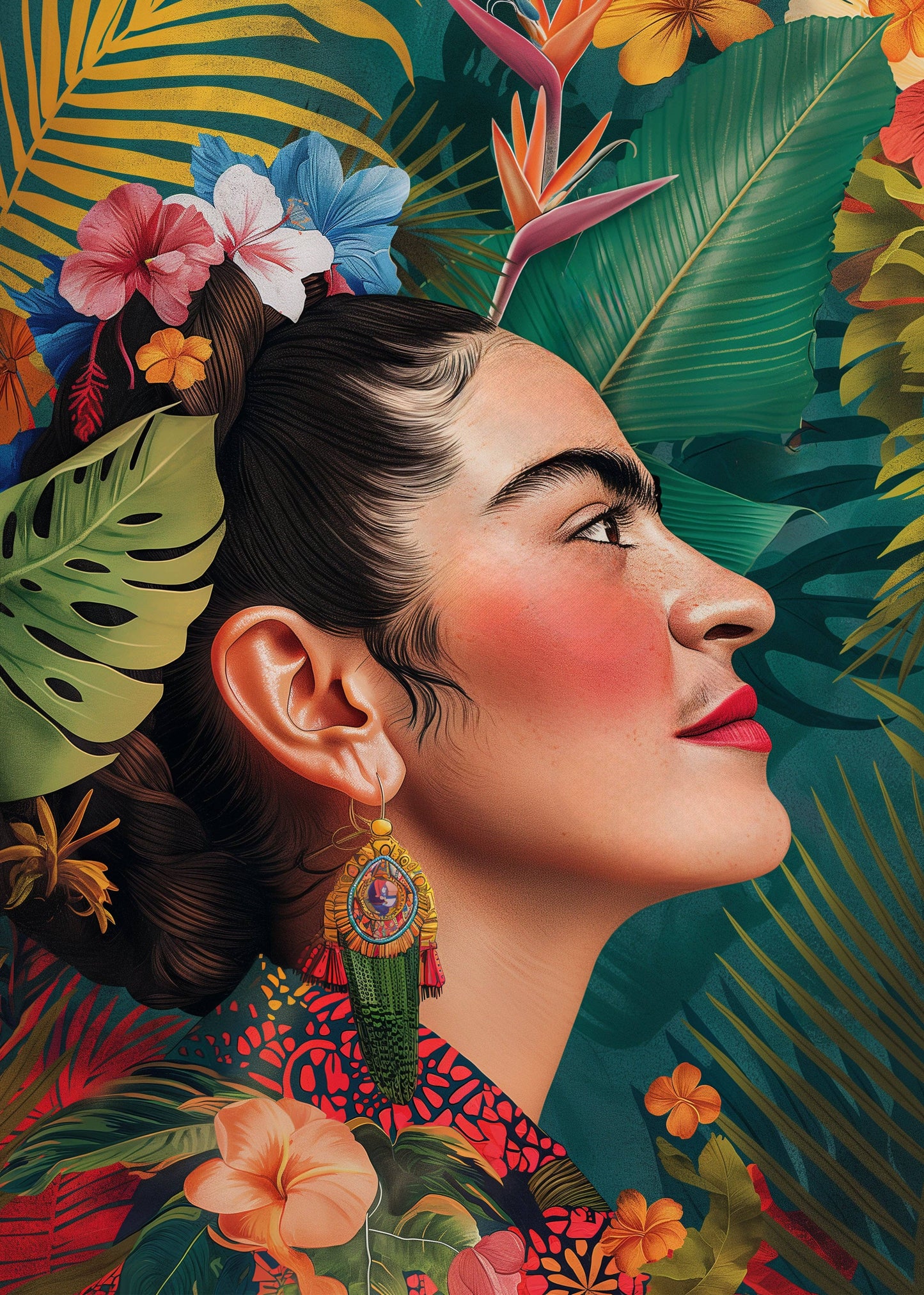 Frida Kahlo: Inspirierend – Karte von Fripperies