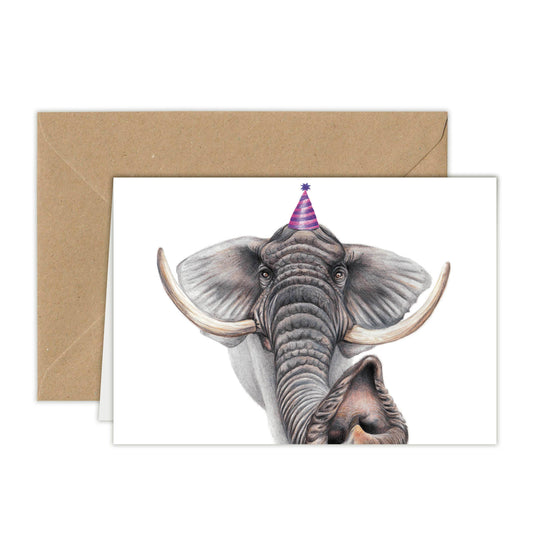 Funny Elephant Birthday Card – A sweet greeting for every occasion