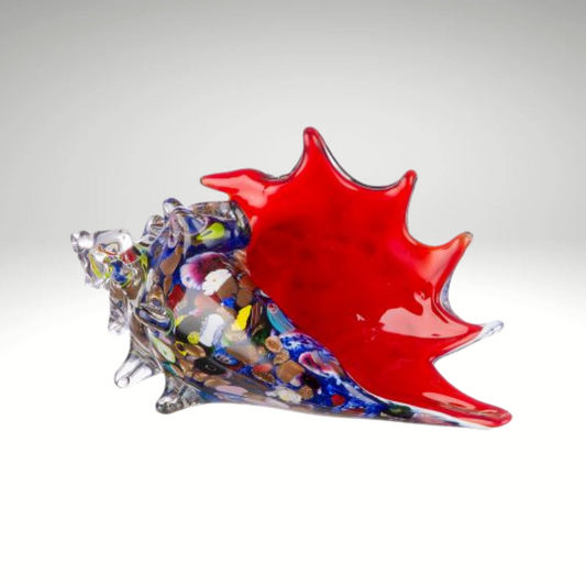 Shell – Handmade glass decorative object in bright colors