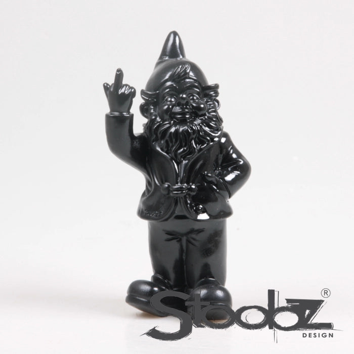 Stroobz Design Garden Gnome "Flipping Off"