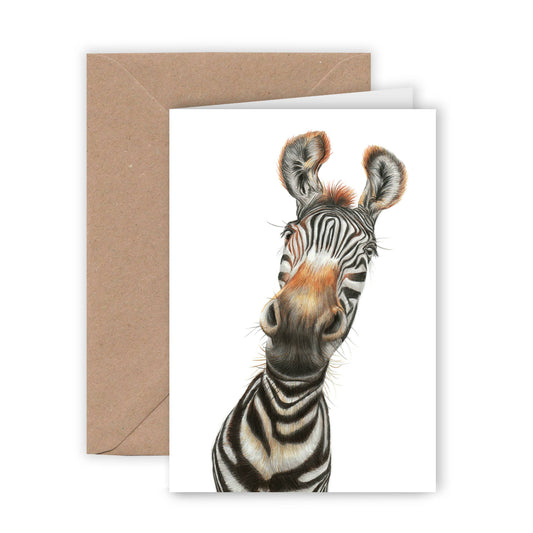 Funny Zebra Greeting Card – A Funny Birthday Greeting